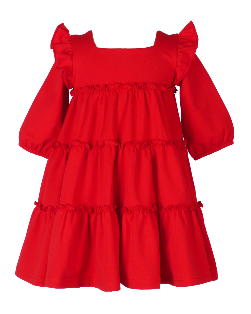 Ariel Dress in Red Knit