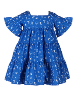 Game Day Tier Dress - Blue