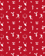 Game Day Tier Dress - Red