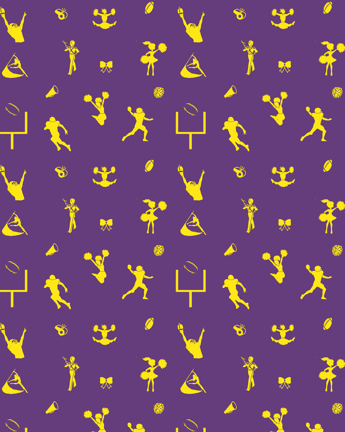 Game Day Tier Dress - Purple and Gold