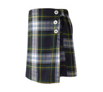 TYL Scholar Skort in White/Evergreen Plaid