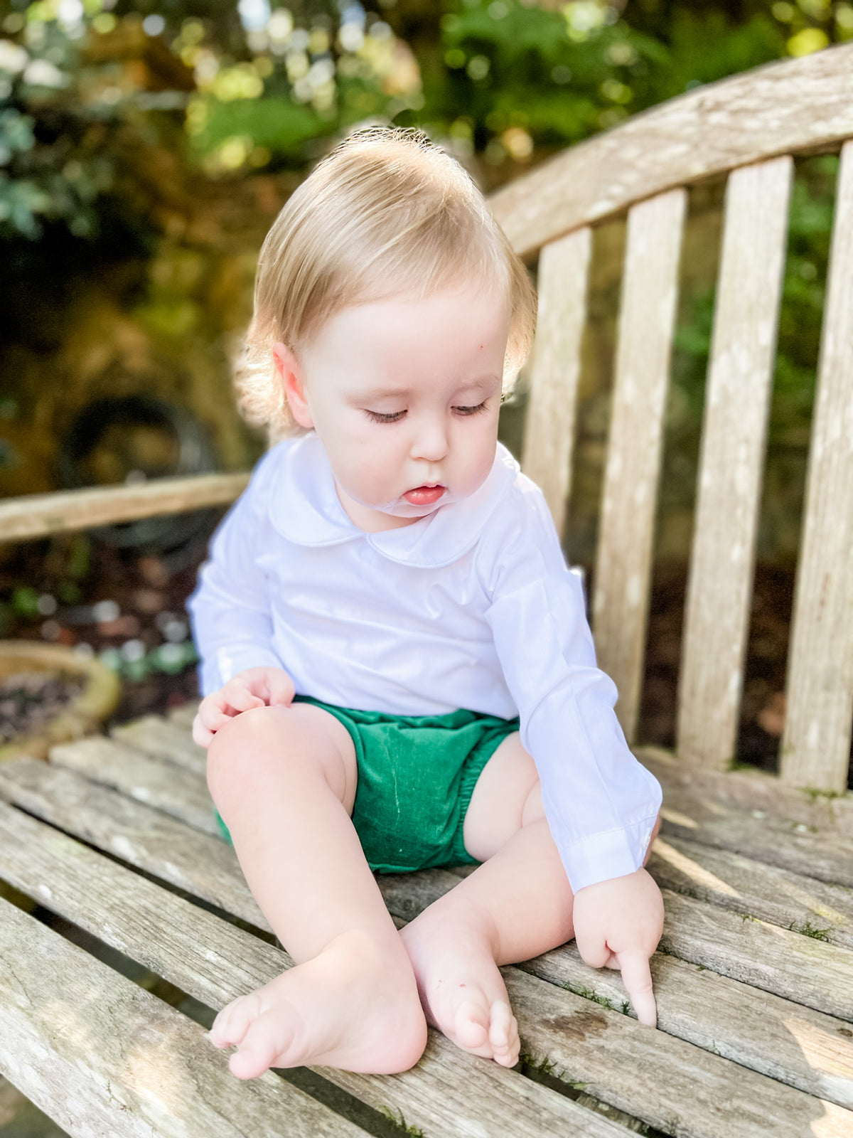 Piped Peter Pan Collar Shirt