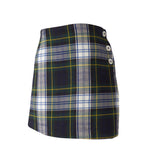 TYL Scholar Skort in White/Evergreen Plaid