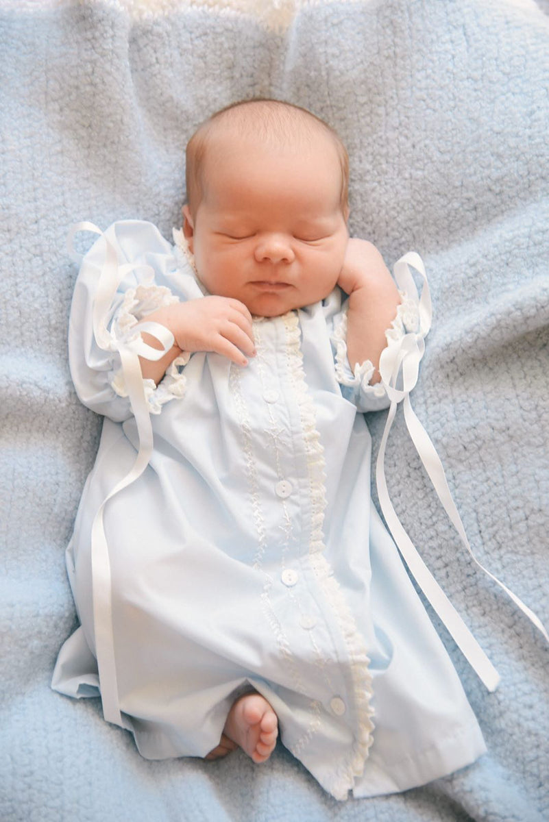 Yellow Lamb Lambikins Woven Daygown