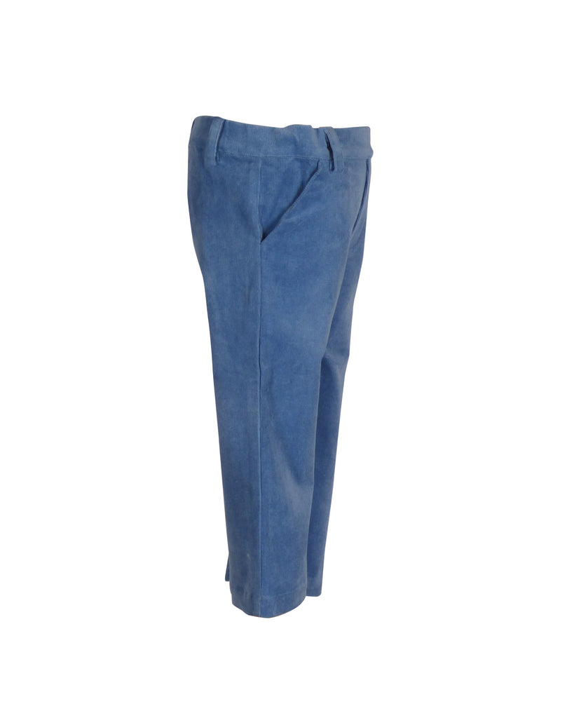 Parker Pant in Blue Stretch Corduroy