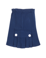 TYL Scholar Side Pleat Skort in Performance Navy