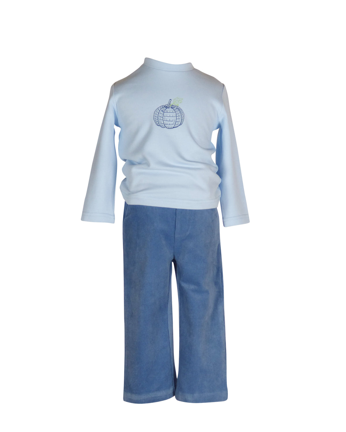 Parker Pant in Blue Stretch Corduroy