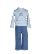 Parker Pant in Blue Stretch Corduroy