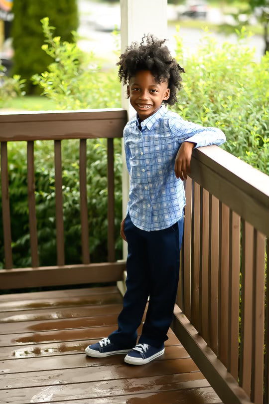 Conner Button Down Shirt in Peabody Plaid
