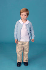 Piped Peter Pan Collar Shirt