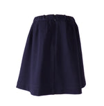 TYL Scholar Gathered Waist Skirt in Performance Navy
