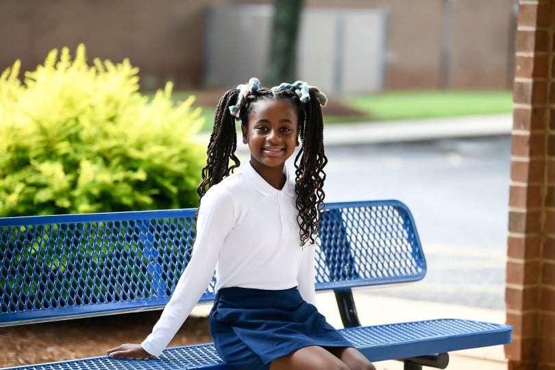 TYL Scholar Skort in Performance Navy