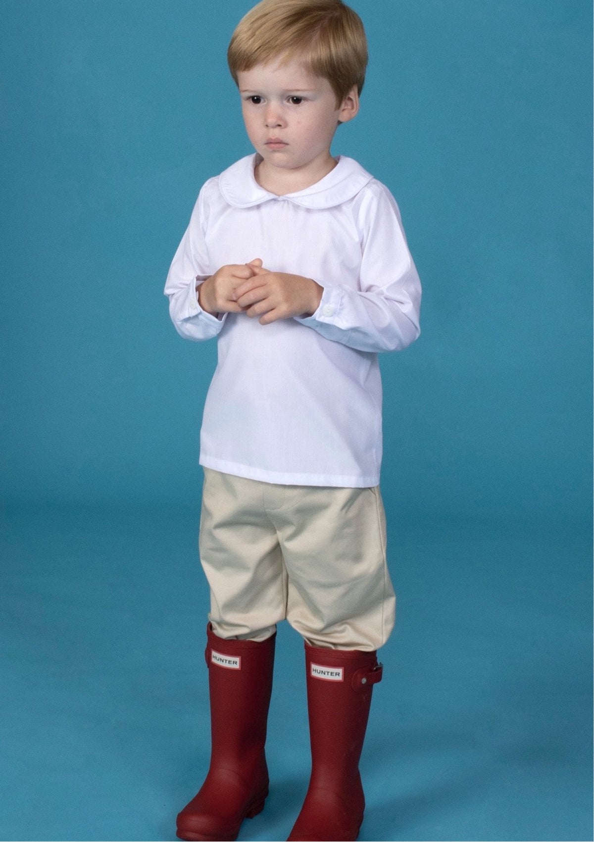 Piped Peter Pan Collar Shirt