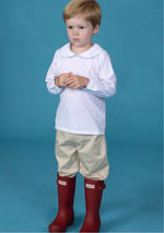 Piped Peter Pan Collar Shirt