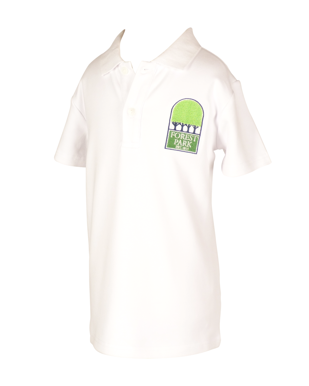 TYL Scholar Comfort Polo - Short Sleeve with Forest Park Logo