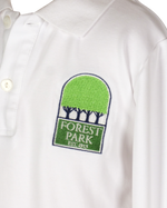 TYL Scholar Comfort Polo - Long Sleeve with Forest Park Logo