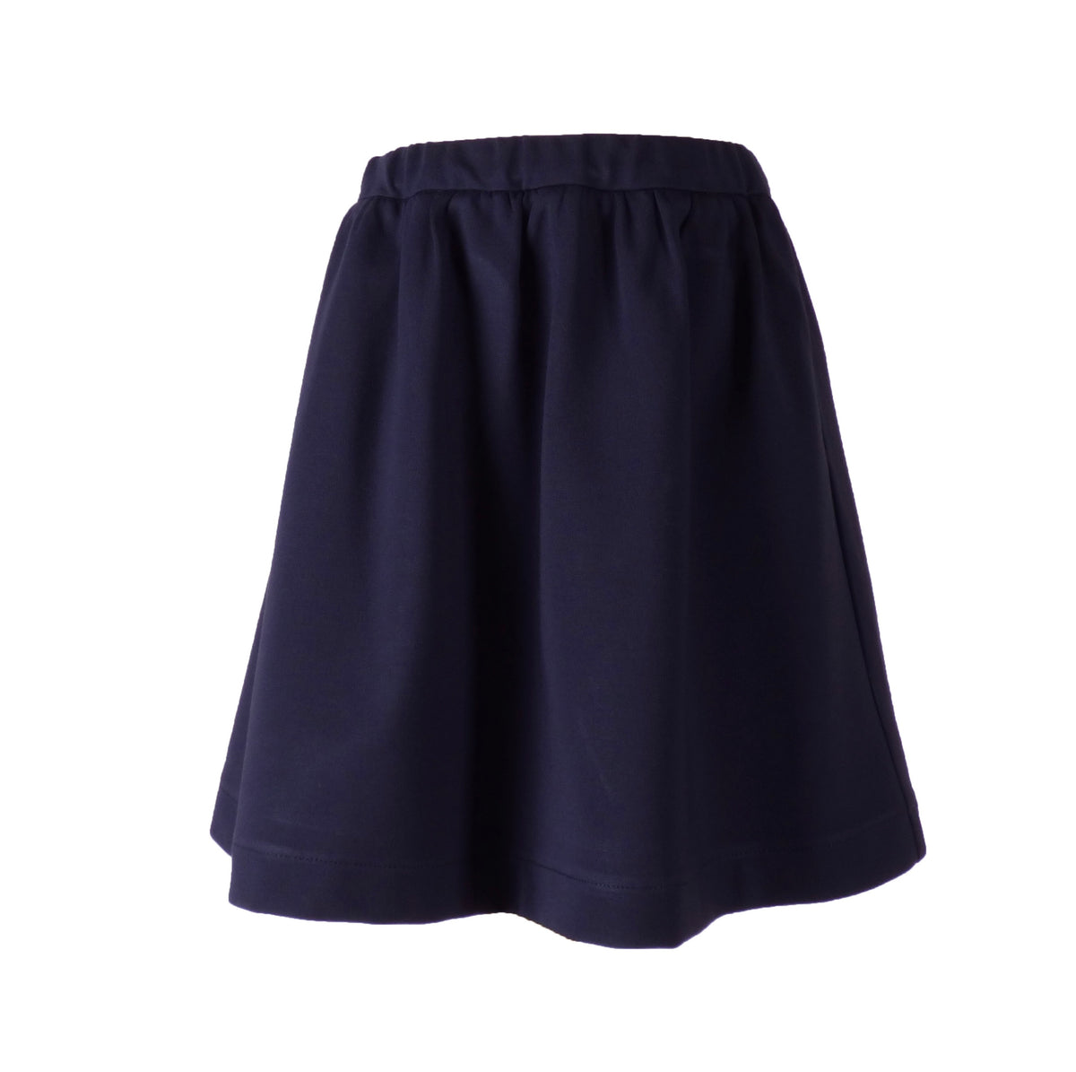 TYL Scholar Gathered Waist Skirt in Performance Navy
