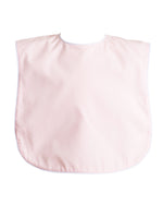 Brookshire Bib - Pink with White Piping