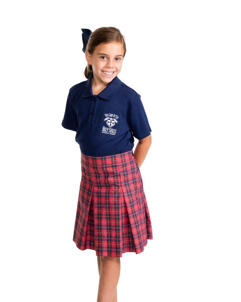 TYL Scholar Box Pleat Skirt in Holy Souls Plaid