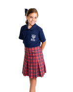 TYL Scholar Box Pleat Skirt in Holy Souls Plaid