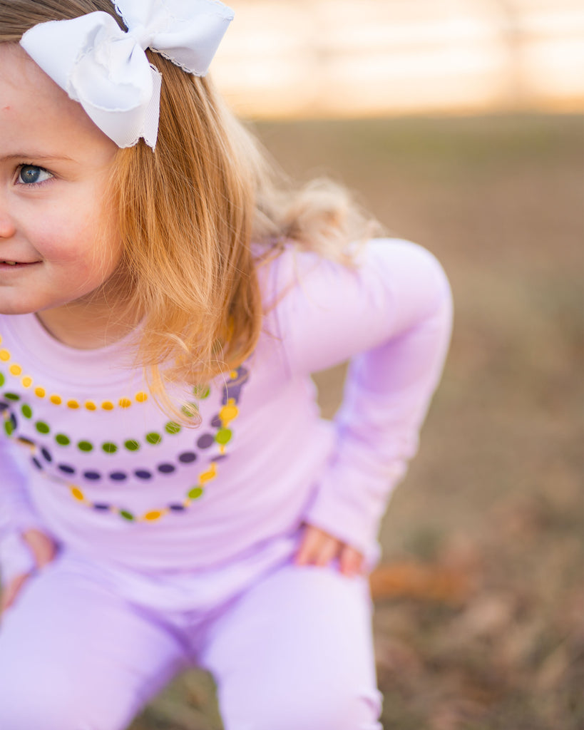 Mardi Gras: Tillie Top with Leggings