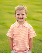 Game Day Patrick Shirt - Orange and White Stripe