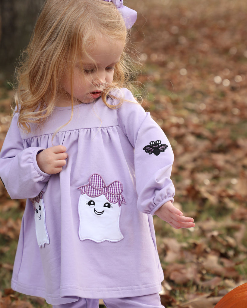 Tabby Tunic with Leggings - Bow Boo