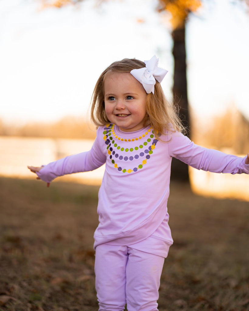 Mardi Gras: Tillie Top with Leggings