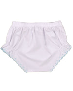 Blair Daygown & Diaper Cover - Blue