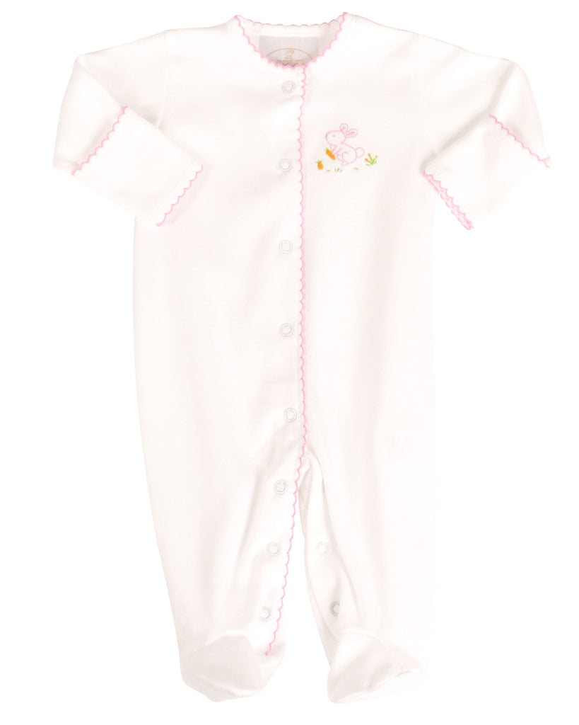 Bunny Footed Pajamas - Pink