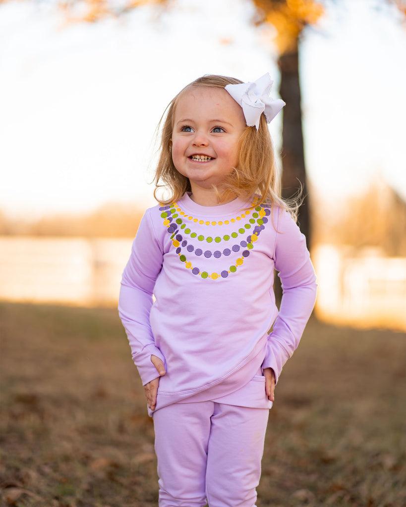 Mardi Gras: Tillie Top with Leggings