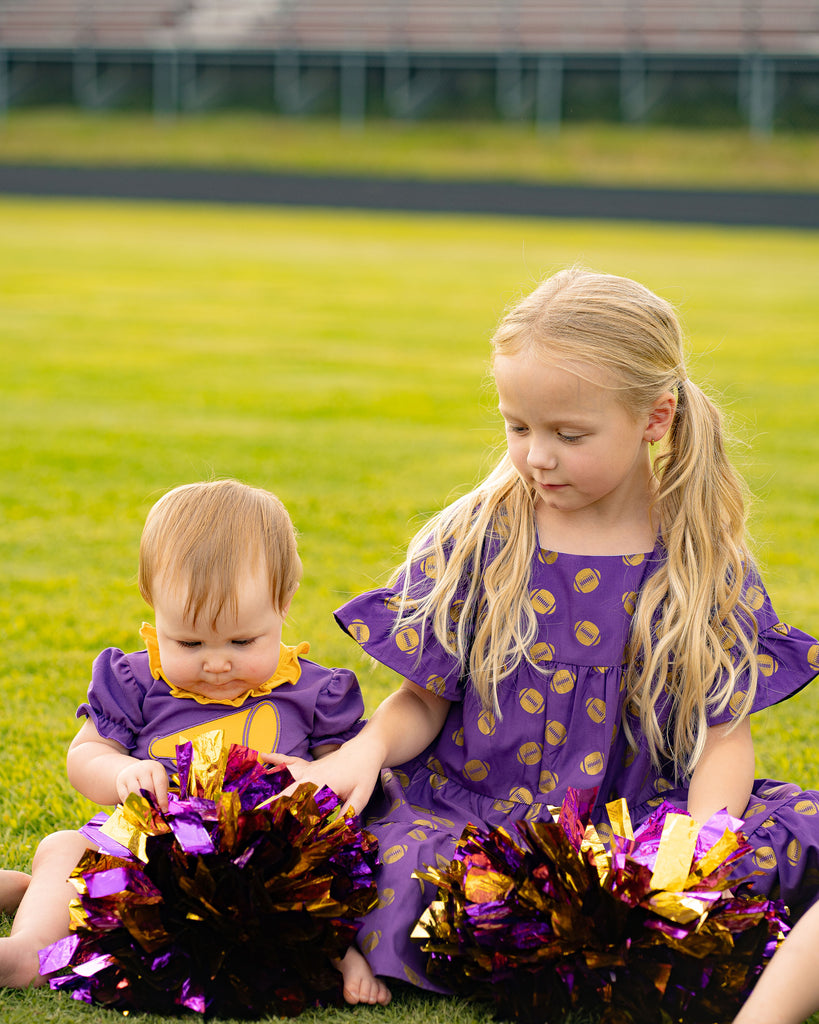 Game Day Bloomer Set - Purple and Gold