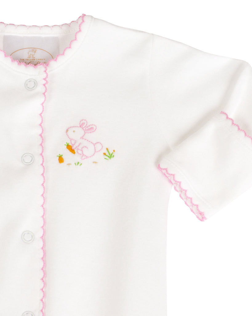 Bunny Footed Pajamas - Pink