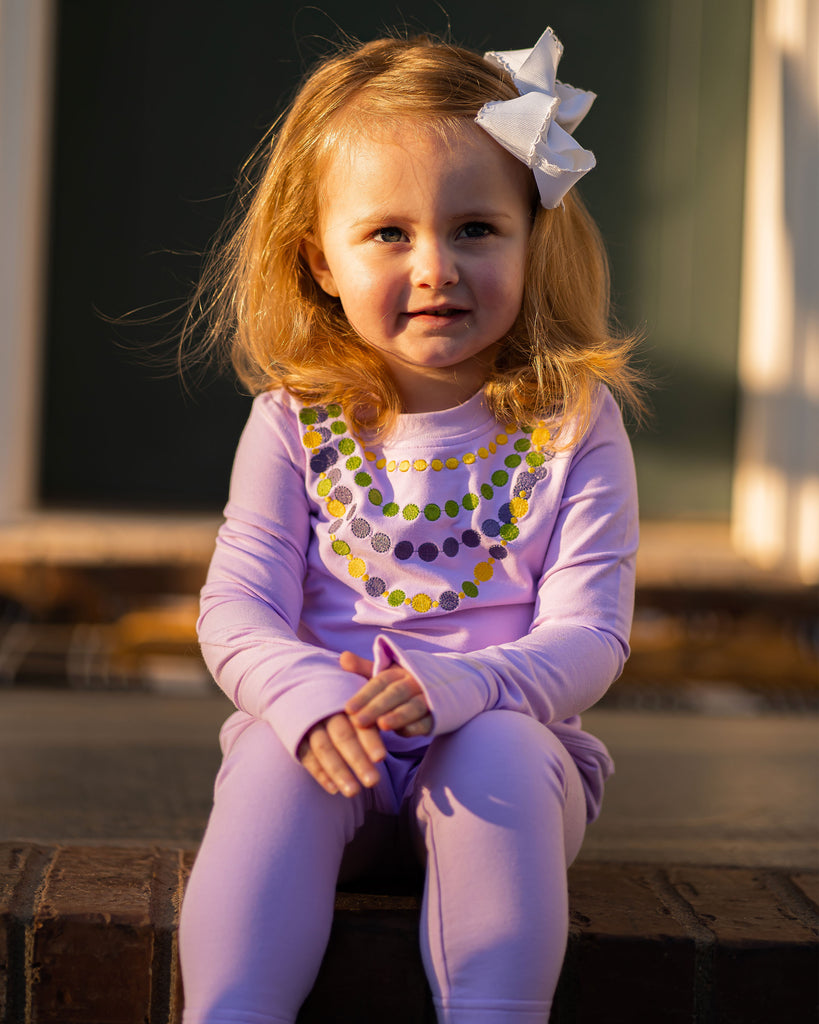 Mardi Gras: Tillie Top with Leggings