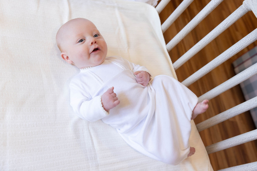 Ellis Daygown - Egyptian Cotton Knit - Cream