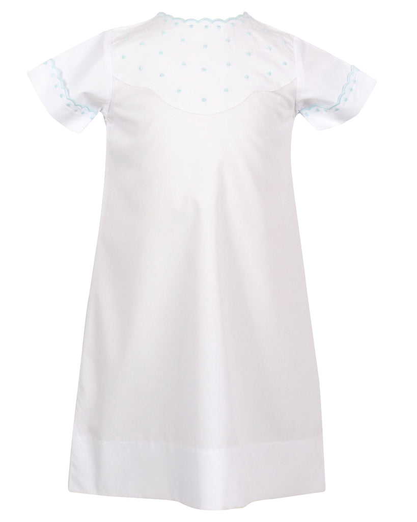 Blair Daygown & Diaper Cover - Blue