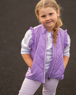 Vera Vest with Ruffle - Lilac