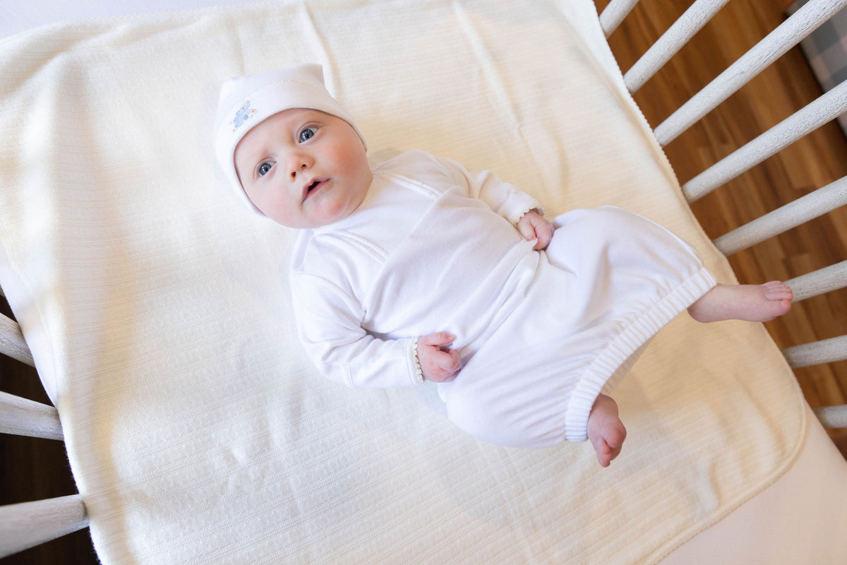 Ellis Daygown - Egyptian Cotton Knit - Cream