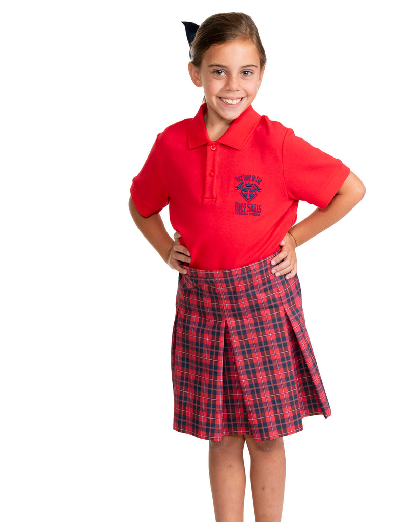 TYL Scholar Box Pleat Skirt in Holy Souls Plaid