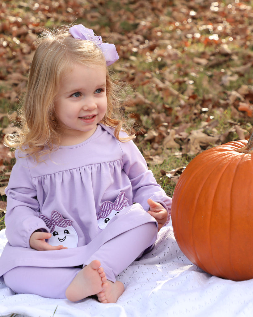 Tabby Tunic with Leggings - Bow Boo