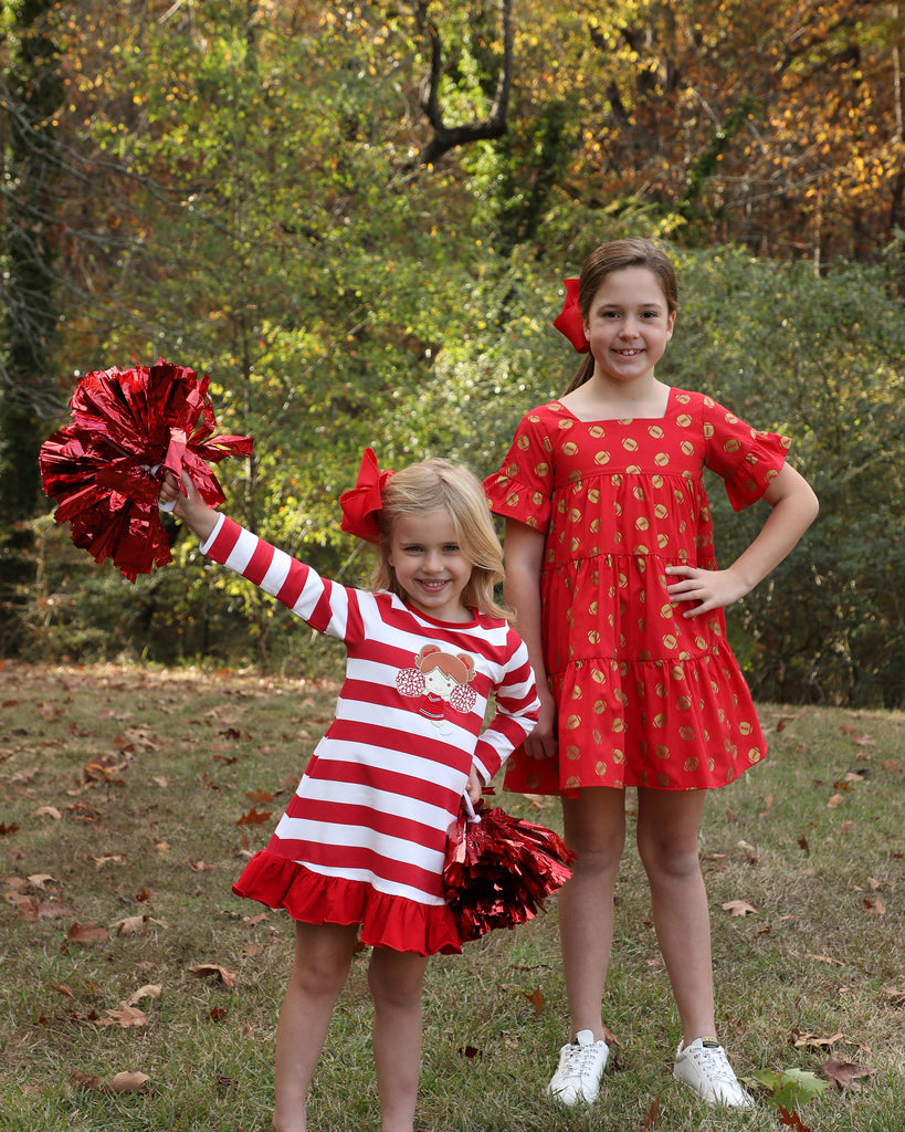 Game Day Cheer Dress - Red