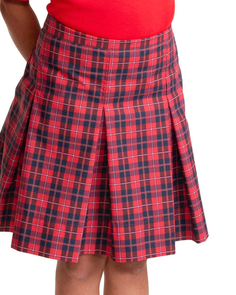 TYL Scholar Box Pleat Skirt in Holy Souls Plaid