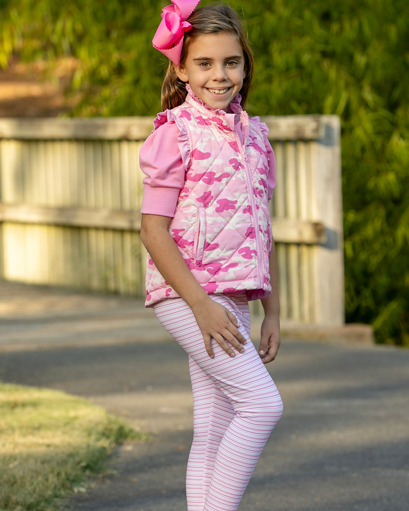 Leggings - Pink Stripes