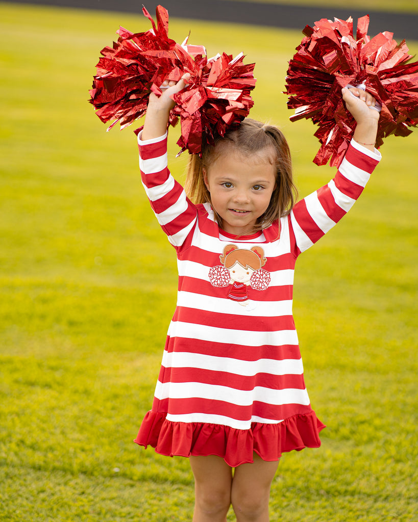 Game Day Cheer Dress - Red