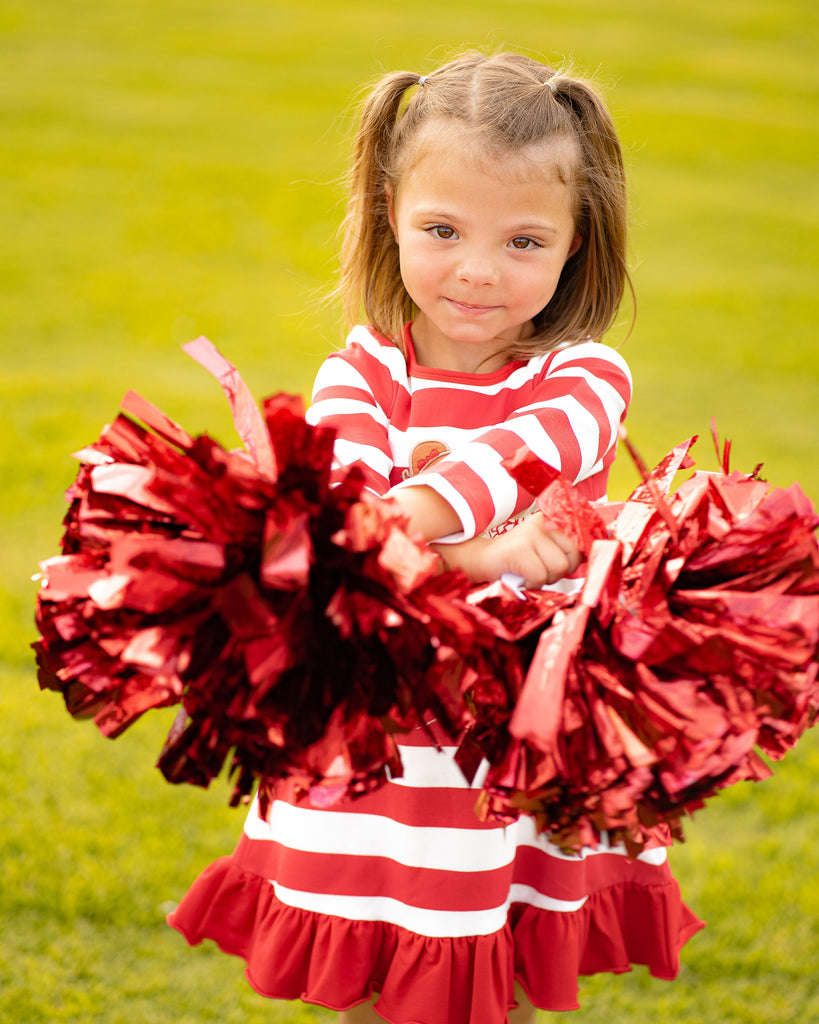 Game Day Cheer Dress - Red