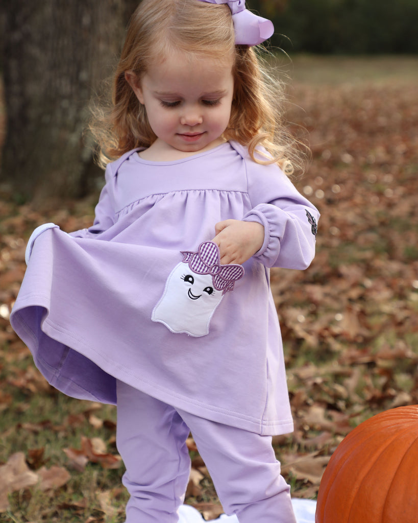 Tabby Tunic with Leggings - Bow Boo