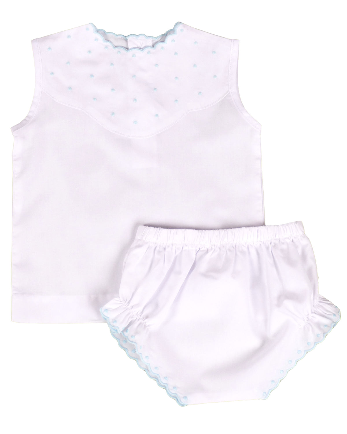 Blair Shirt & Diaper Cover - Blue