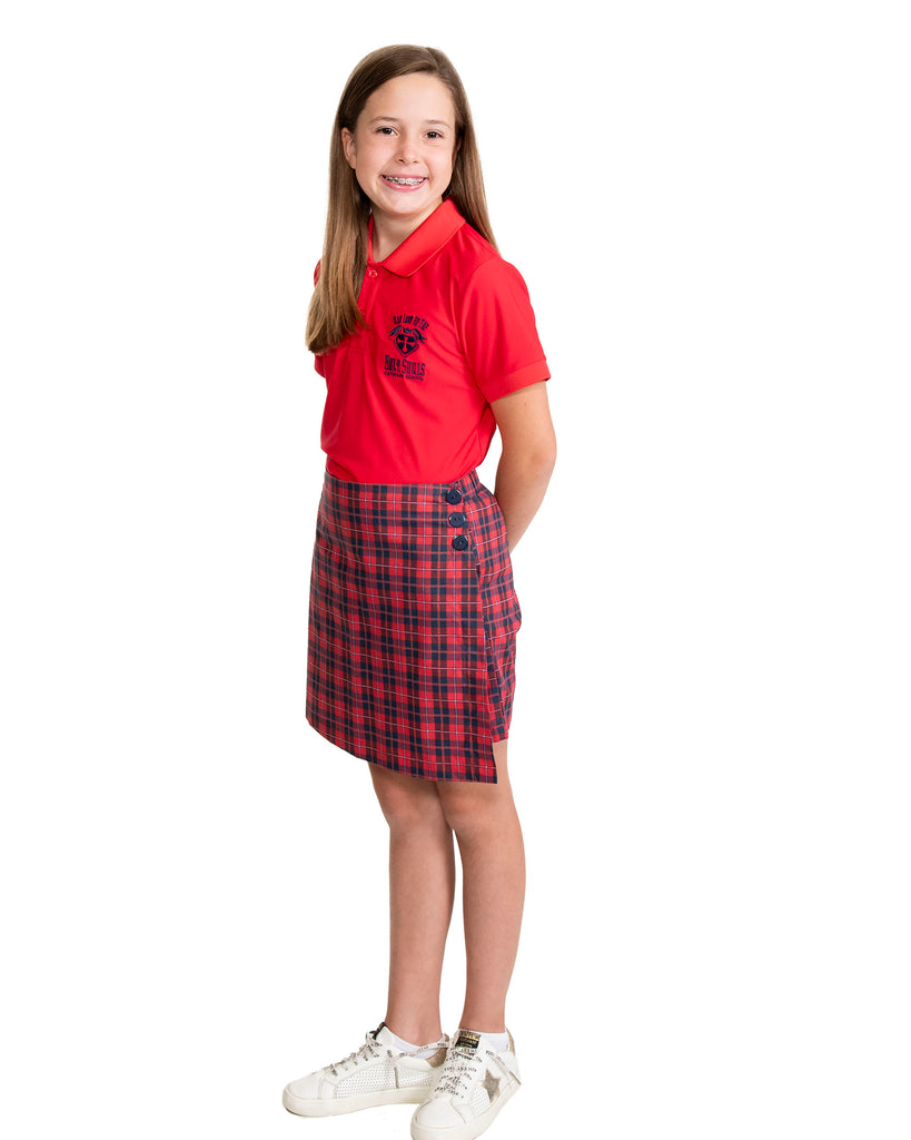 TYL Scholar Skort in Holy Souls Plaid