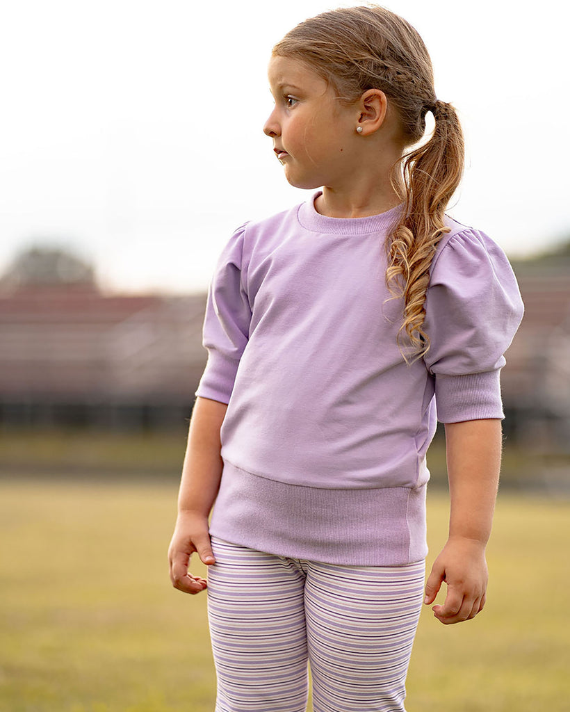 Leggings - Purple Stripes