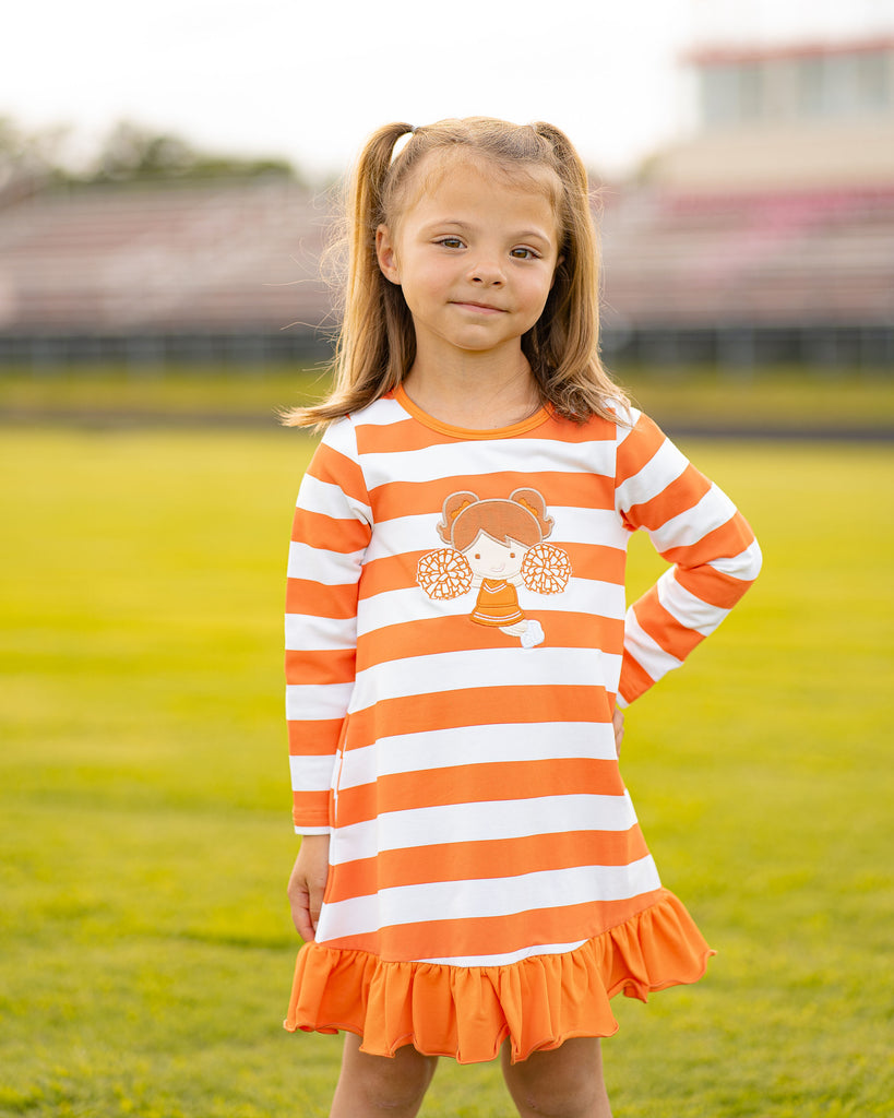 Game Day Cheer Dress - Orange